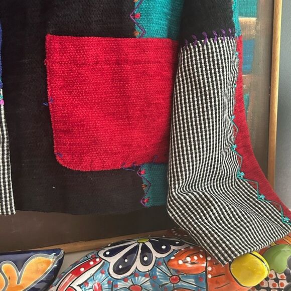 Koret Petites Multicolor Patchwork Blazer M - Picture 5 of 16